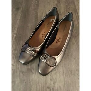 Ros Hommerson Women's Pumps Shoes Sz 10 Bronze Metallic‎ Leather NEW